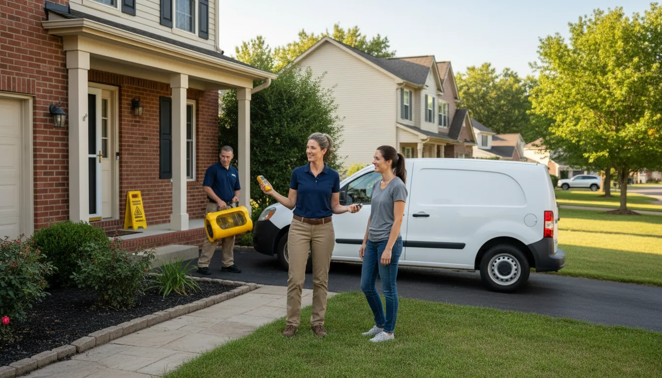 Residential water damage restoration in Georgetown, MD